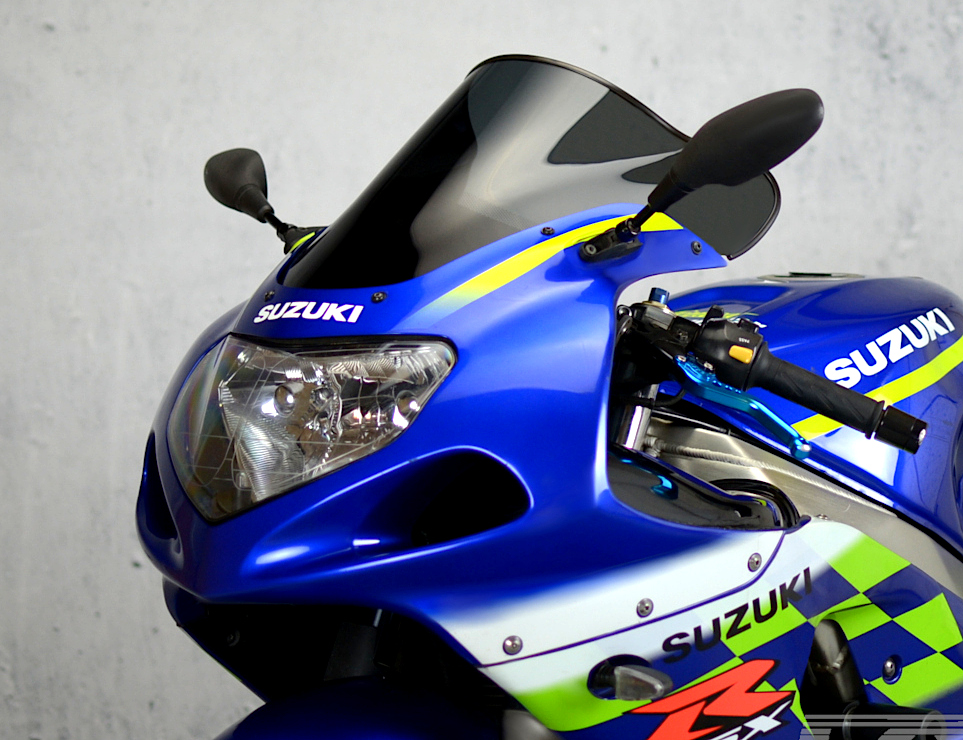 SUZUKI GSX-R 750 00-03 K1 K2 K3 RACING DOUBLE BUBBLE SCREEN